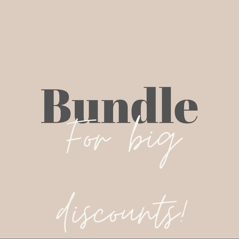 Bundle and save!!!